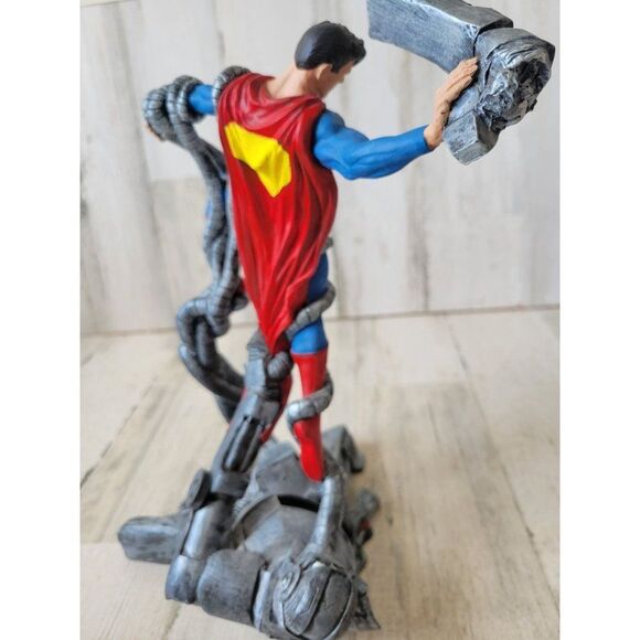 DC paquet Superman brainiac 1998 vintage statue figurine - Picture 8 of 14